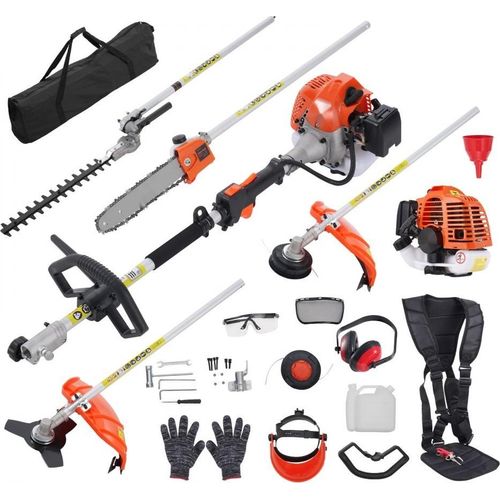 Benzin-Heckenschneider 5-in-1 - Heckenschere 26CC - Langstiel-Heckenschneider - leistungsstark - 0,54L Tankinhalt