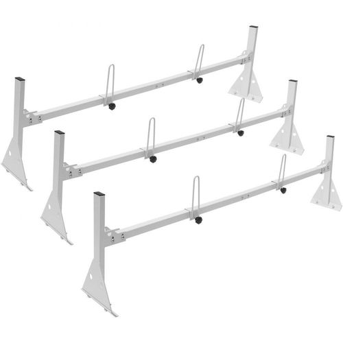 Dachleiterträger Relingträger Set - Verstellbar 1430-1560 mm Länge, 200-215 mm Höhe, 340 kg Kapazität - Lkw Gepäckträger Racks aus Aluminiumlegierung - Rost- und Korrosionsschutz - Dachträger