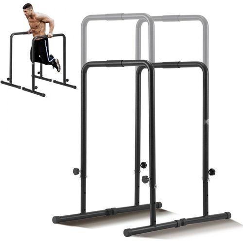 Dip-Stangen Station - Verstellbare Höhe - 200 kg Dip-Stangen Workout - Fitness-Ständer - Parallette Stabilisator - Parallelbarren - Krafttraining im Heim-Fitnessstudio