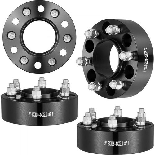 Spurverbreiterungen 2 6 x 5,3 Zoll - Radadapter 6 Lug - Geschmiedete für bessere Stabilität und Performance