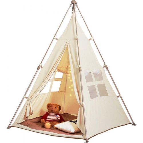 Spielzelt Kinder Tipi-Zelt Faltbares Kleinkindzelt 128x125x175cm Spielhaus für drinnen und draußen - Tipps für kreatives Spielen