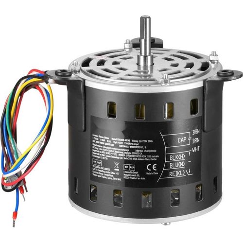1/2 PS Gebläsemotor - 2,6A Leistung - Drehzahl 1300/1100/800U/min - 3 Gang Stufen - 15F/450V Kondensator