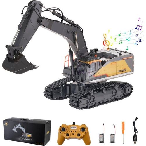 RC Bagger Ferngesteuertes Spielzeug - 22-Kanal 1:14 Maßstab - Bagger Digger für Kinder