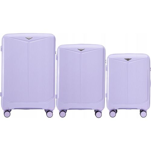 WINGS Reisekofferset COCKATIEL TSA Violett