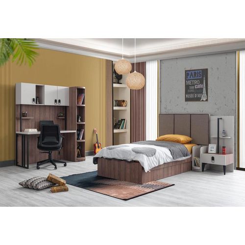 Kinderzimmer Set Bett Nachttisch Schreibtisch Bücherregal Modern Hochwertige
