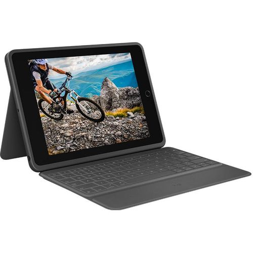 Logitech Custodia con Tastiera per iPad 7a Gen, Smart Connector, Layout IT, Grigio