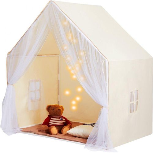 Spielzelt für Kinder 15 Jahre - Kleinkindzelt mit Lampe - Spielhaus für drinnen und draußen - Kinder Spielzelt