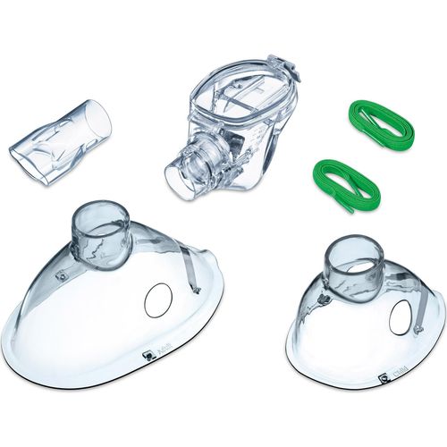 BEURER Inhalationsgerät Zubehör »IH 55 Yearpack, Zubehör Nachkaufset für den Beurer Inhalator IH 55«, Enthält verschiedene Nachkaufartikel, z.B. Masken und Mundstück