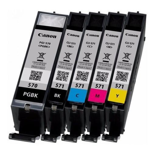 Original Canon Pixma TS 5000 Series (0372C004 / PGI-570 CLI-571) Druckerpatrone Schwarz,Schwarz,Cyan,Magenta,Gelb