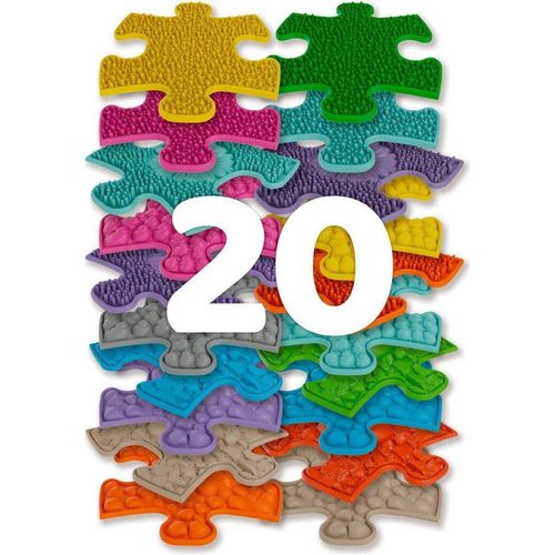 Muffik Mini Puzzle Sensorisches orthopädisches Puzzlematten-Set