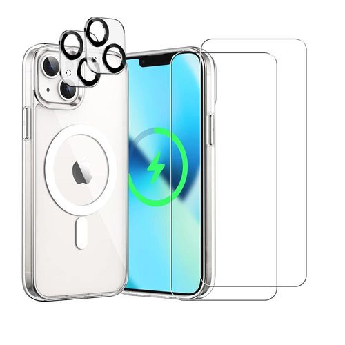 Hülle iPhone 13 mini und 2 schutzfolien - TPU - Transparent