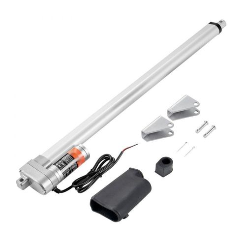 3000N Linearaktuator DC 12V - Linearantrieb IP65 - Elektrischer Linearmotor - 500mm Hublänge - Geräuschpegel 60dB - Elektrischer Türöffner - 5mm/s Fahrgeschwindigkeit - Lineartechnik Verstellantrieb