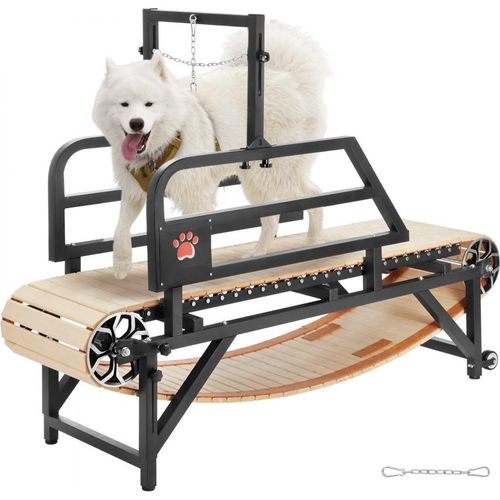 Hundelaufband für mittelgroße Hunde bis 100 kg - Indoor-Laufmaschine 190 x 56 x 143 cm - Fitnessgerät für aktive Haustiere
