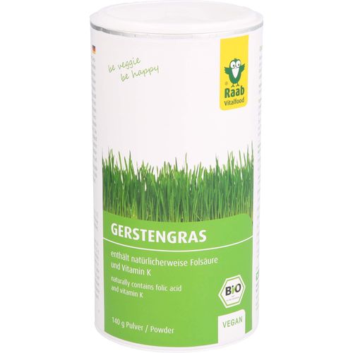 Gerstengras Bio-Pulver 140 G