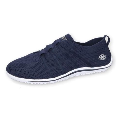 Barfußschuh DOCKERS BY GERLI, Damen, Gr. 38, blau (navy), Textil, sportlich, Schuhe, Schlupfschuh, Sneaker, Sommerschuh in lässiger Strick-Optik