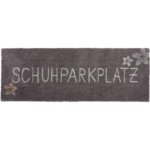 Fußmatte AKZENTE FEEL Gr. 2, grau (taupe), B:35cm H:7mm L:100cm, Polyester, Kunstfaser, Gummi, Teppiche