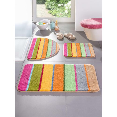 Badematte KLEINE WOLKE Gr. 1, bunt (grün, bunt), quadratisch (50cm x 50cm),, Badematten