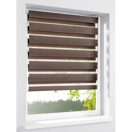 Raffrollo HEINE HOME Gr. 4, braun, B:70cm H:150cm, Raffrollos