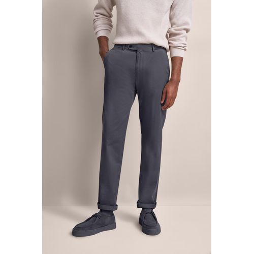 Stoffhose BUGATTI, Herren, Gr. 3330, Länge 30, grau (dunkelgrau), 89% Baumwolle, 7% Elastomultiester, 4% Elasthan, casual, normal, Hosen, mit hohem Baumwollanteil