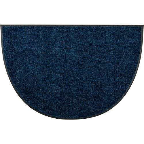 Fußmatte SALONLOEWE Gr. 2, blau (dunkelblau), B:60cm H:7mm L:85cm, Polyamid, Kunstfaser, Teppiche