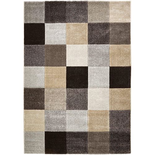 Teppich HEINE HOME Gr. 2, beige (beige, braun), B:80cm H:13mm L:150cm, Polypropylen, Kunstfaser, Teppiche