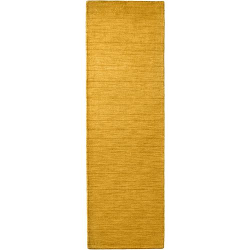 Teppich HEINE HOME Gr. 2, gelb, B:70cm H:14mm L:140cm, Wolle, Teppiche