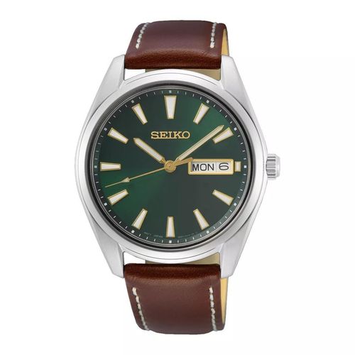 Seiko Uhren - Seiko Herren Uhr Braun SUR449P1 - Gr. unisize - in Silber - für Damen Image