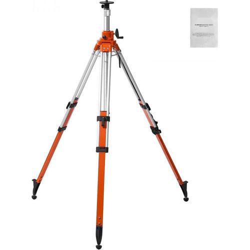 Professionelles Aluminium-Stativ für Laser- und Nivelliergeräte - Höhenverstellbar 1145-2905mm - Robustes Baustativ