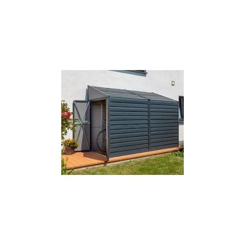 Gerätehaus SPACEMAKER, grau, Stahlblech, Gerätehäuser, Metall