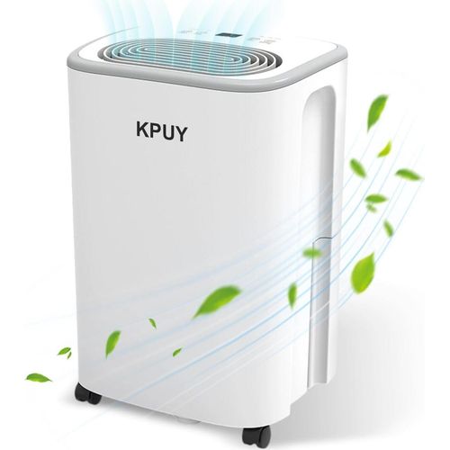 Luftentfeuchter KPUY 12 l mit Hygrometer-Anzeige und 24-Stunden-Timer, in Weiß