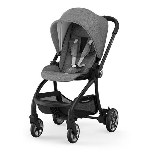 Kinderwagen Evostar Light 1 Melange Ice Grey - Chassis und Sommerkorb