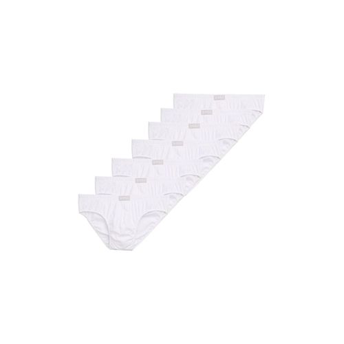 TOM TAILOR Herren Slips aus Baumwolle im 7er-Pack, weiß, Uni, Gr. XXL/8