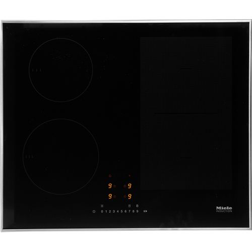 MIELE Flex-Induktions-Kochfeld "KM 7464 FR", schwarz, B:62,6cm H:5,2cm T:52,6cm, Kochfelder