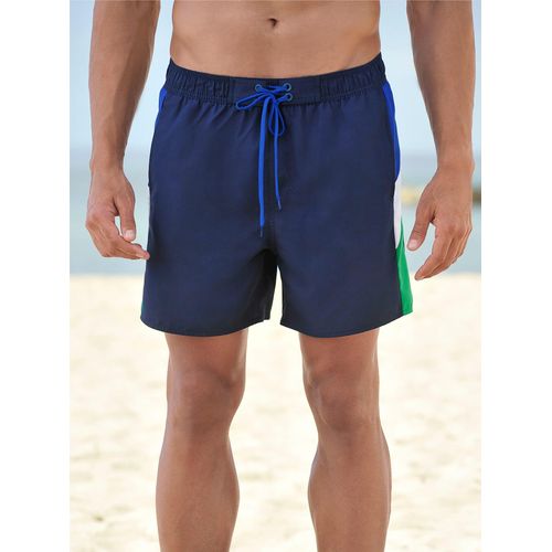 Badehose FEEL GOOD, Herren, Gr. 12, Normalgrößen, blau (marine), Polyester, Badehosen