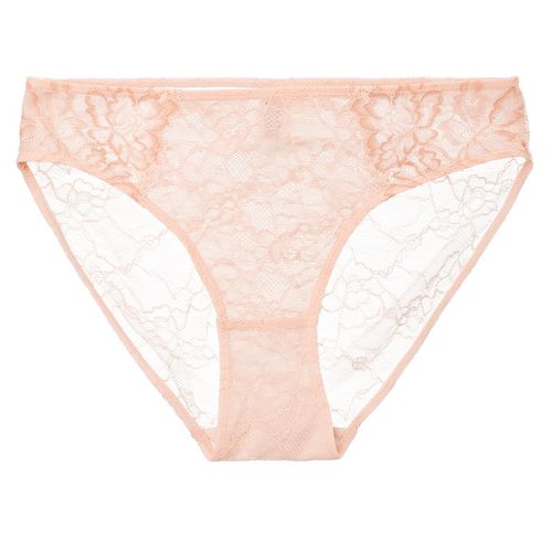 Damen Slip aus floraler Spitze