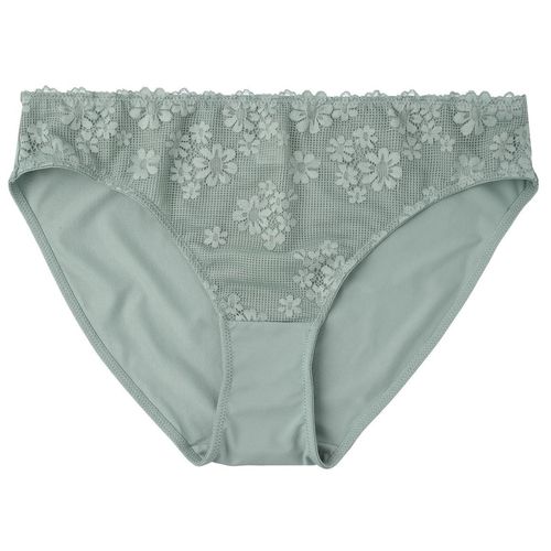Damen Slip mit floraler Spitze