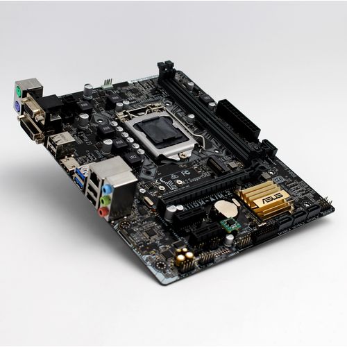 Asus H110M-A/M.2 Mainboard Sockel 1151 mATX Ohne Blende, Ohne Zubehör