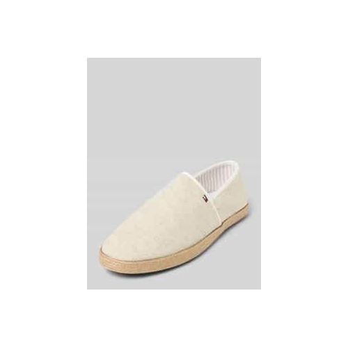 Espadrilles aus Chambray-Leinen