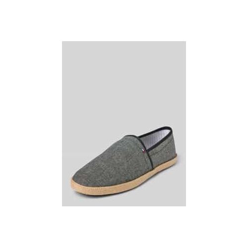 Espadrilles aus Chambray-Leinen