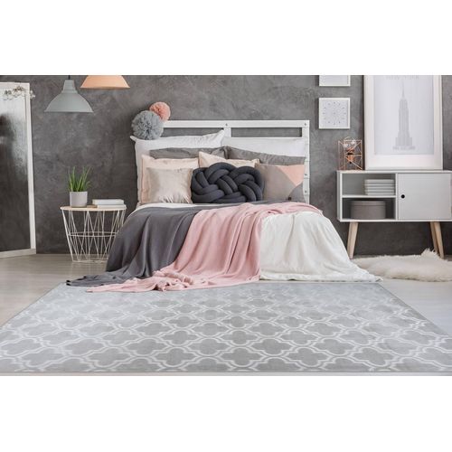 Hochflorteppich Monroe 100 Grau / Blau