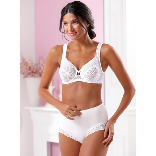 Hipster WÄSCHEPUR, Damen, Gr. 52/54, weiß, 76% Modal, 18% Polyamid, 6% Elasthan, Unterhosen