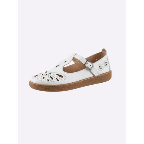 Slipper CASUAL LOOKS, Damen, Gr. 41, weiß, Glattleder, sportlich, Schuhe