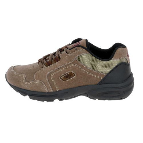 Walkingschuh BRÜTTING "Nordic Walking Schuh Circle", Gr. 47, braun, Veloursleder, Schuhe Damenschuh Herrenschuh Outdoorschuh Schnürschuh Walkingschuh
