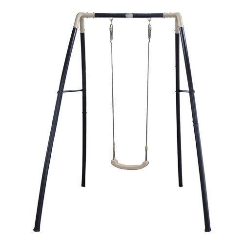 Ambia Garden Schaukel axi , Anthrazit , Metall, Kunststoff , 140x217x210 cm , Fsc, EN 71 , witterungsbeständig, einfache Handhabung und Montage ,