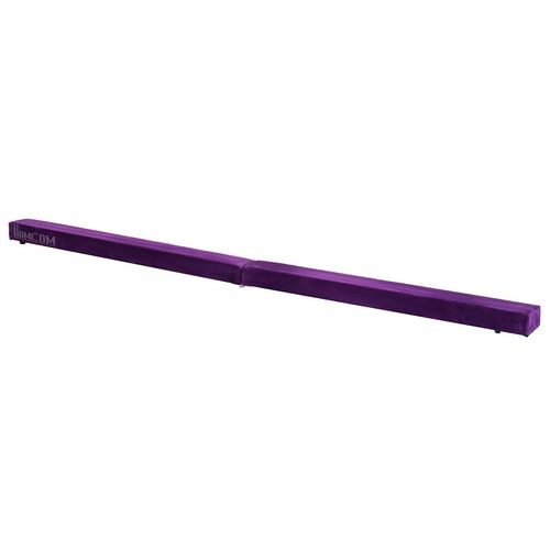 HOMCOM 210 cm Schwebebalken Turnbalken Indoor Outdoor bis 120 kg Violett