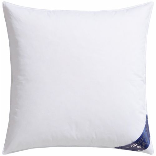 3-Kammer-Kopfkissen EXCELLENT "Davos Dreikammerkissen in den Größen 40x80 und 80x80 cm erhältlich.", weiß, B:80cm L:80cm, Bezug: 100% Baumwolle. Füllung Außenkammer: 60% Gänsedaunen, 40% Gänsefeder. Füllung Innenkammer: 100% Gänsefeder, Kopfkissen, hergestellt in Deutschland, allergikerfreundlich
