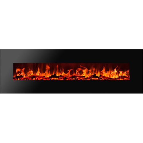 Elektrokamin AFLAMO Albion 36 - Ultra-realistische Flammenoptik - nacienny - 92x46x14 cm - Dekorativer LED-Elektrokamin mit Heizfunktion 750/1500 W