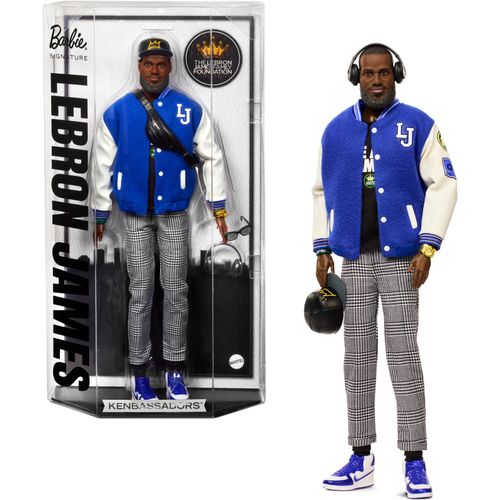 Anziehpuppe BARBIE "Barbie Signature LeBron James", bunt, Puppen, Kinder, Kenbassadors Puppe