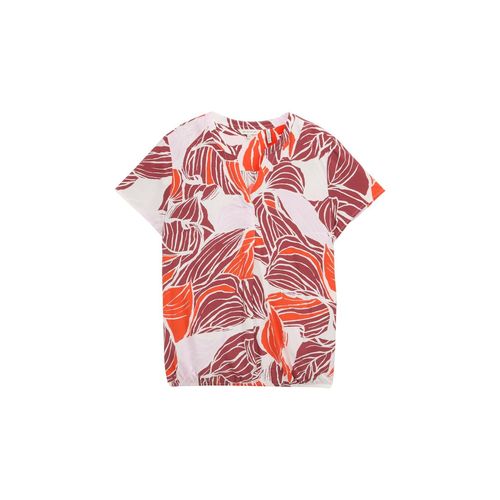 TOM TAILOR Damen Plus Size - Bluse mit Muster, rot, Gemustert, Gr. 44