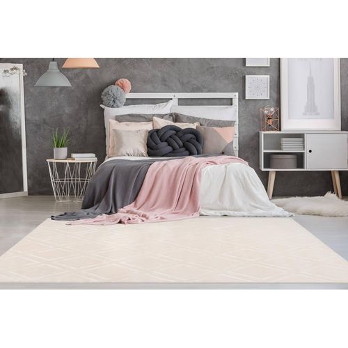 Hochflorteppich Monroe 300 Creme